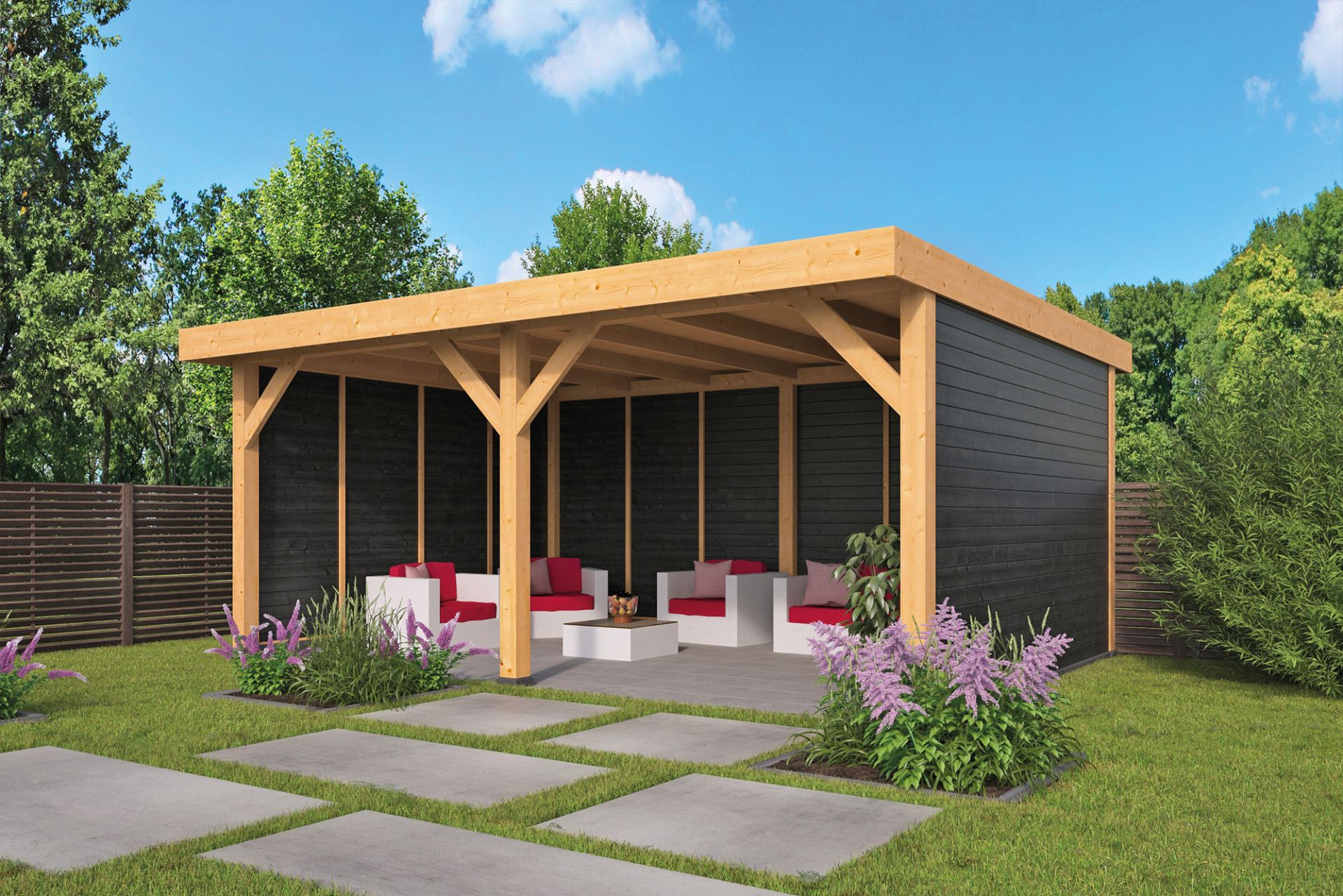 Gartenpavillon Dalfsen aus Douglasie