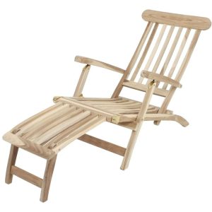 Deckchair Java, 3-fach verstellbar, Teak C-grade, unbehandelt
