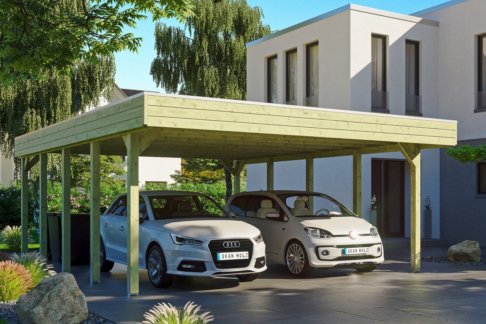 Doppelcarport Friesland 557 cm