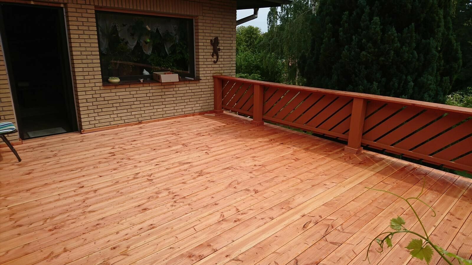 Komplettset Douglasie Terrassendielen 28x145 mm 2.Wahl beidseitig genutet