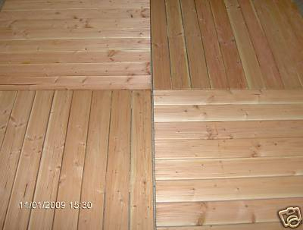 Holzfliese 100x100 cm Douglasie