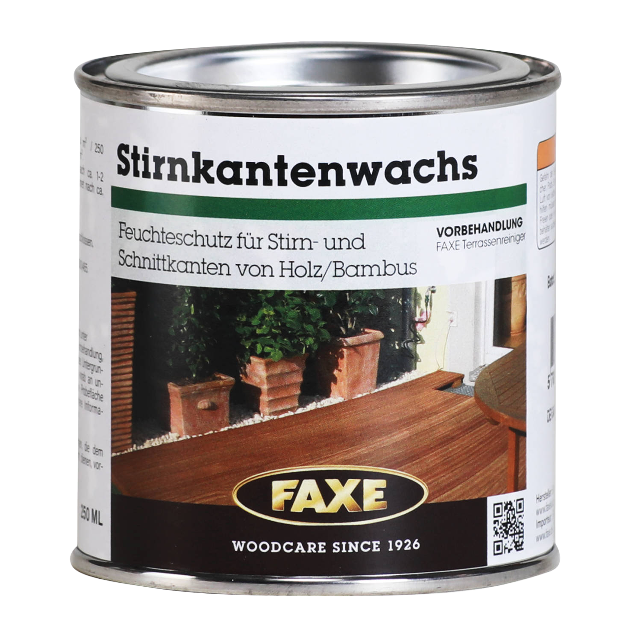 Stirnkantenwachs 0,25L Natur