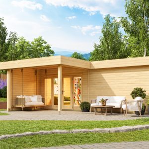 2-Raum-Ferienhaus Brava 2 ISO mit Überdachung 2-Raum-Ferienhaus Brava 2 ISO mit Überdachung