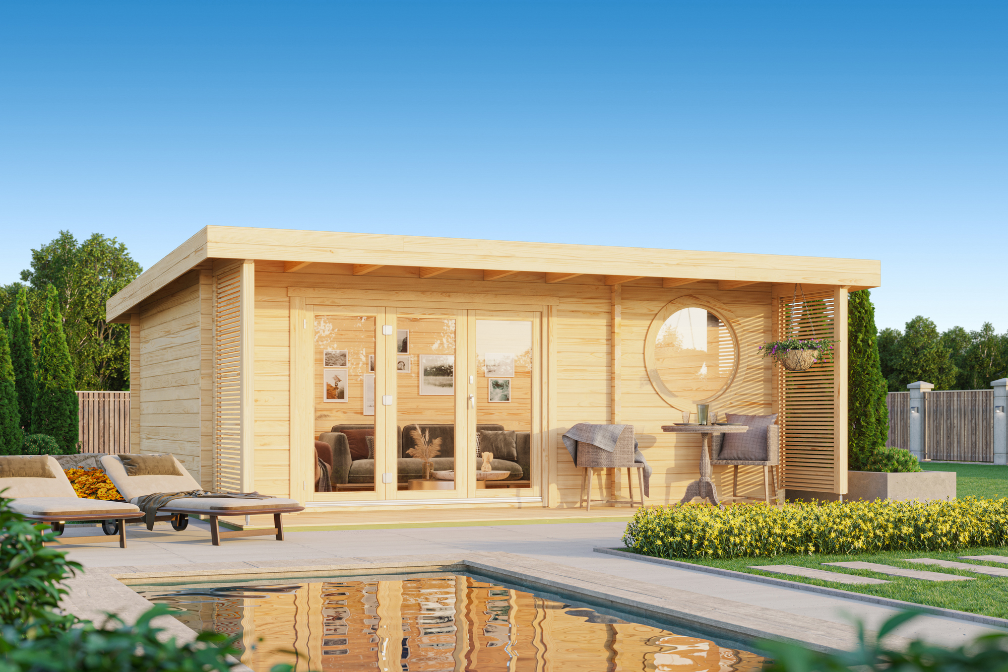 Ferienhaus Glencoe ISO mit Terrasse