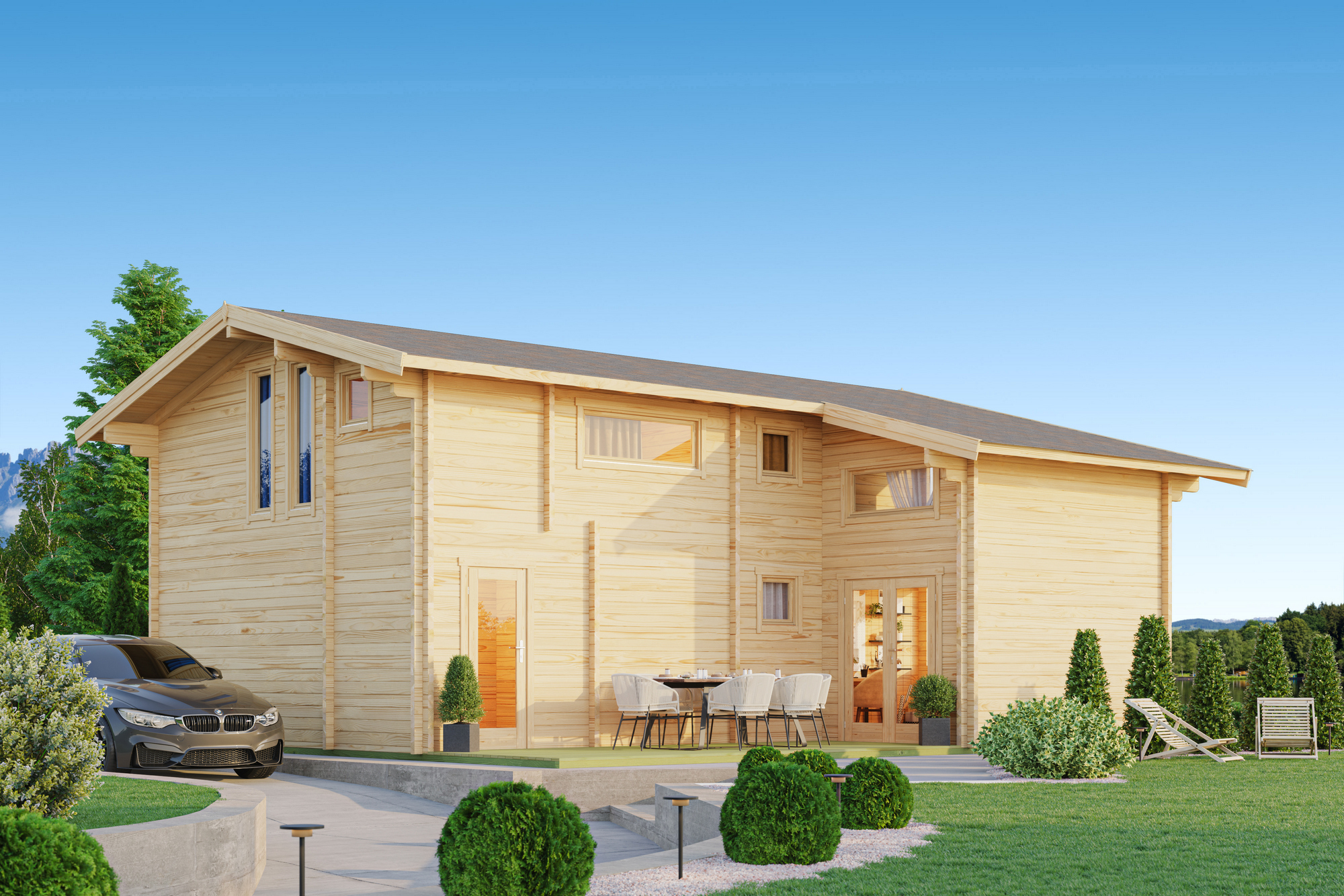 Ferienhaus Mälaren ISO mit zwei Stockwerken