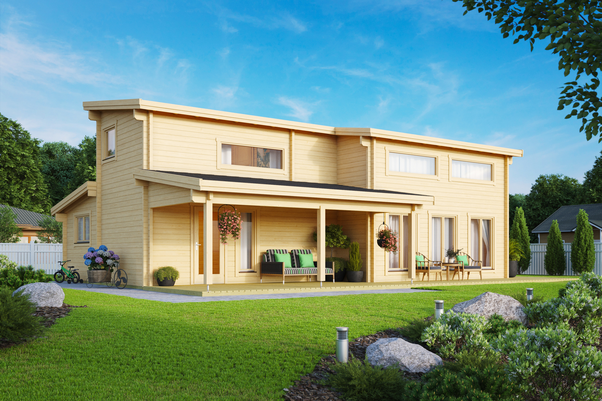 Ferienhaus Mekong ISO mit 2 Stockwerken