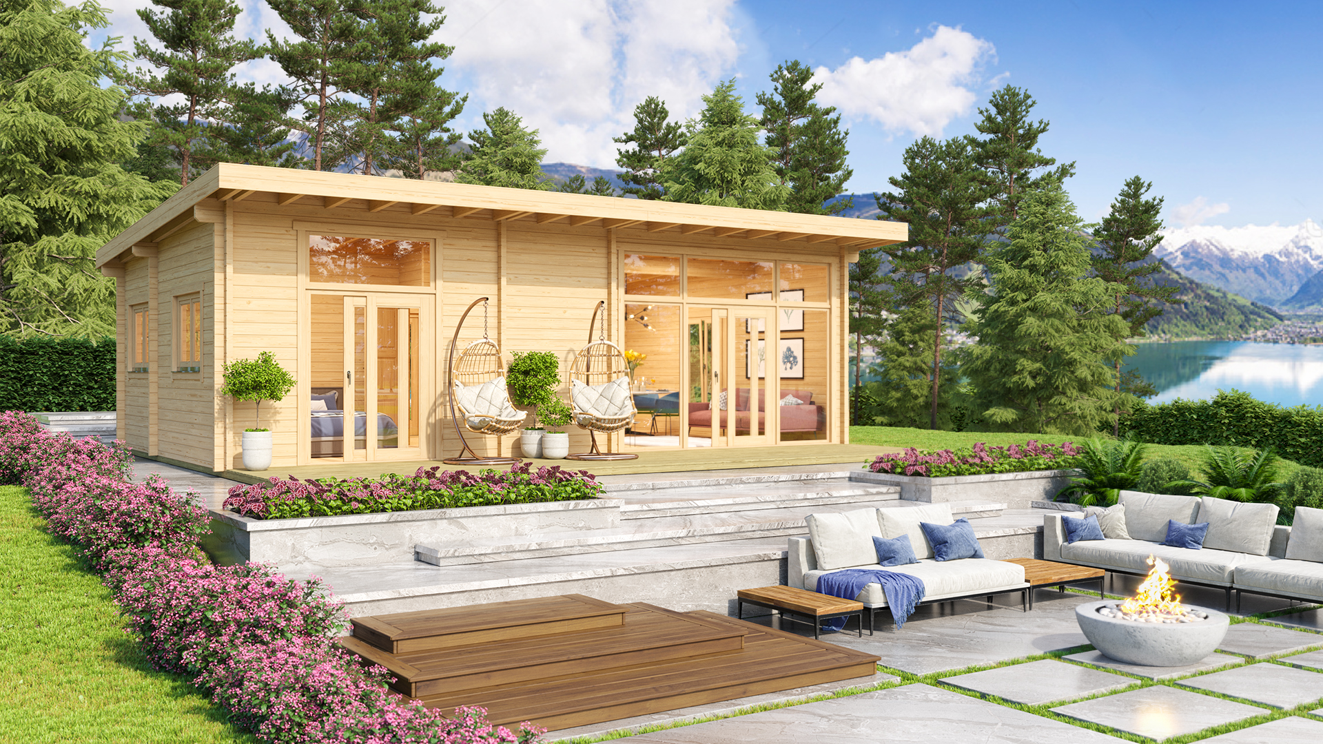 Ferienhaus Östersund ISO mit 4 Räumen