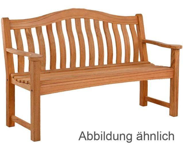 Gartenbank Kingston, 3-Sitzer aus geöltem Eukalyptusholz in Teak-Optik