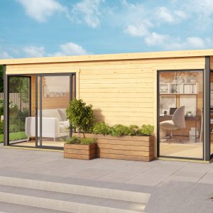 Home-Office Gartenhaus Domeo 3