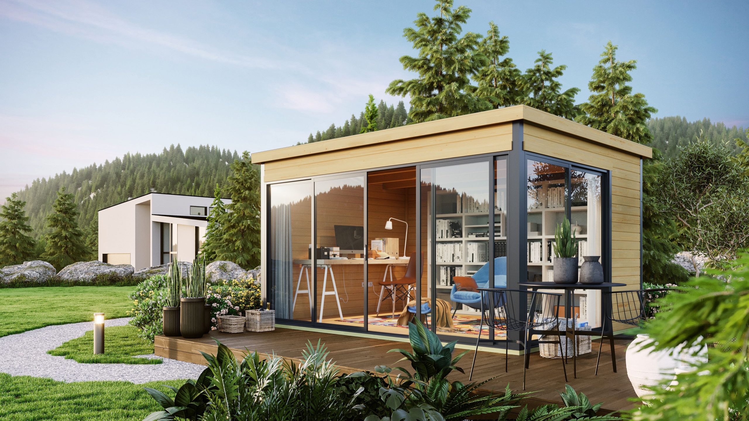 Home-Office Gartenhaus Domeo 4