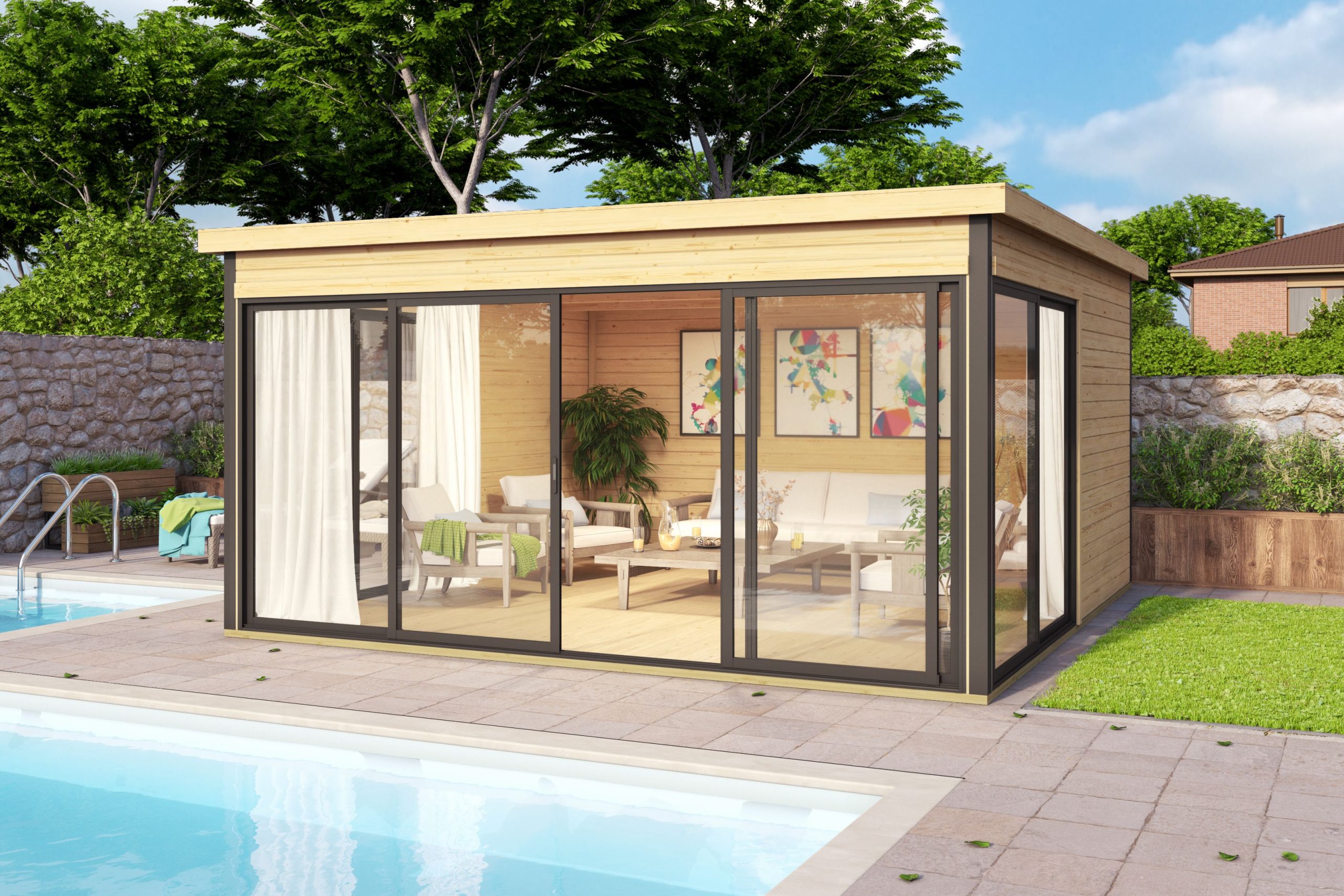 Home-Office Gartenhaus Domeo 5