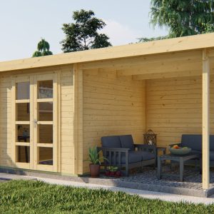 Gartenhaus Elburg / Eirunn mit Schleppdach