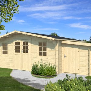 Gartenhaus Erfurt 3.3 mit Anbauschuppen