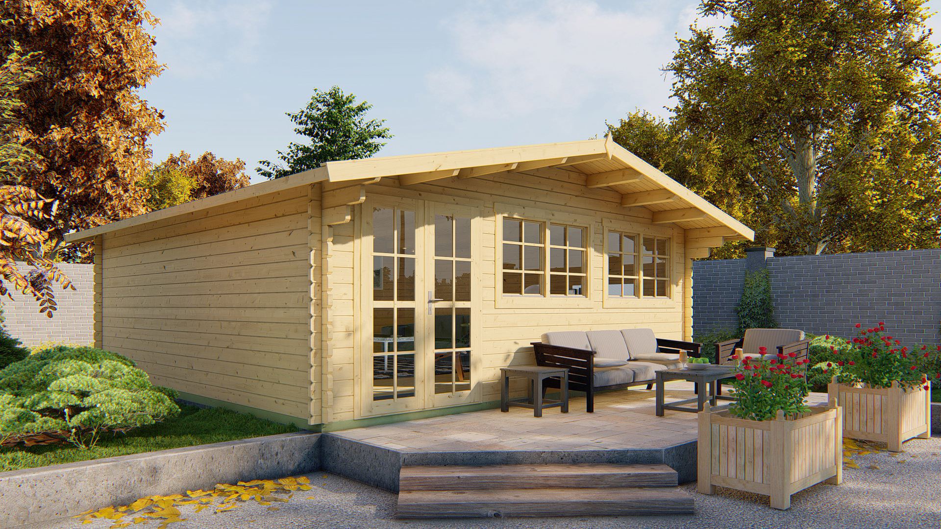 Gartenhaus Helle ISO