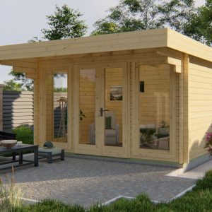Gartenhaus James ISO mit Pultdach