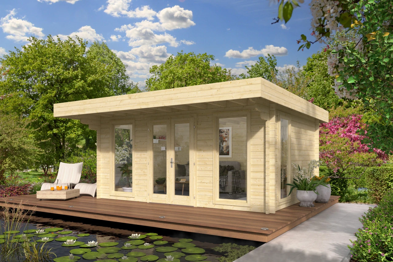 Modernes Pultdach-Gartenhaus Kassel ISO / Kasimir
