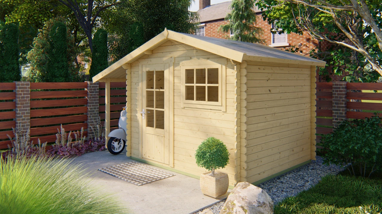 Gartenhaus Lars mit Schleppdach