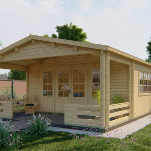 Gartenhaus mit Terrasse Nottingham ISO