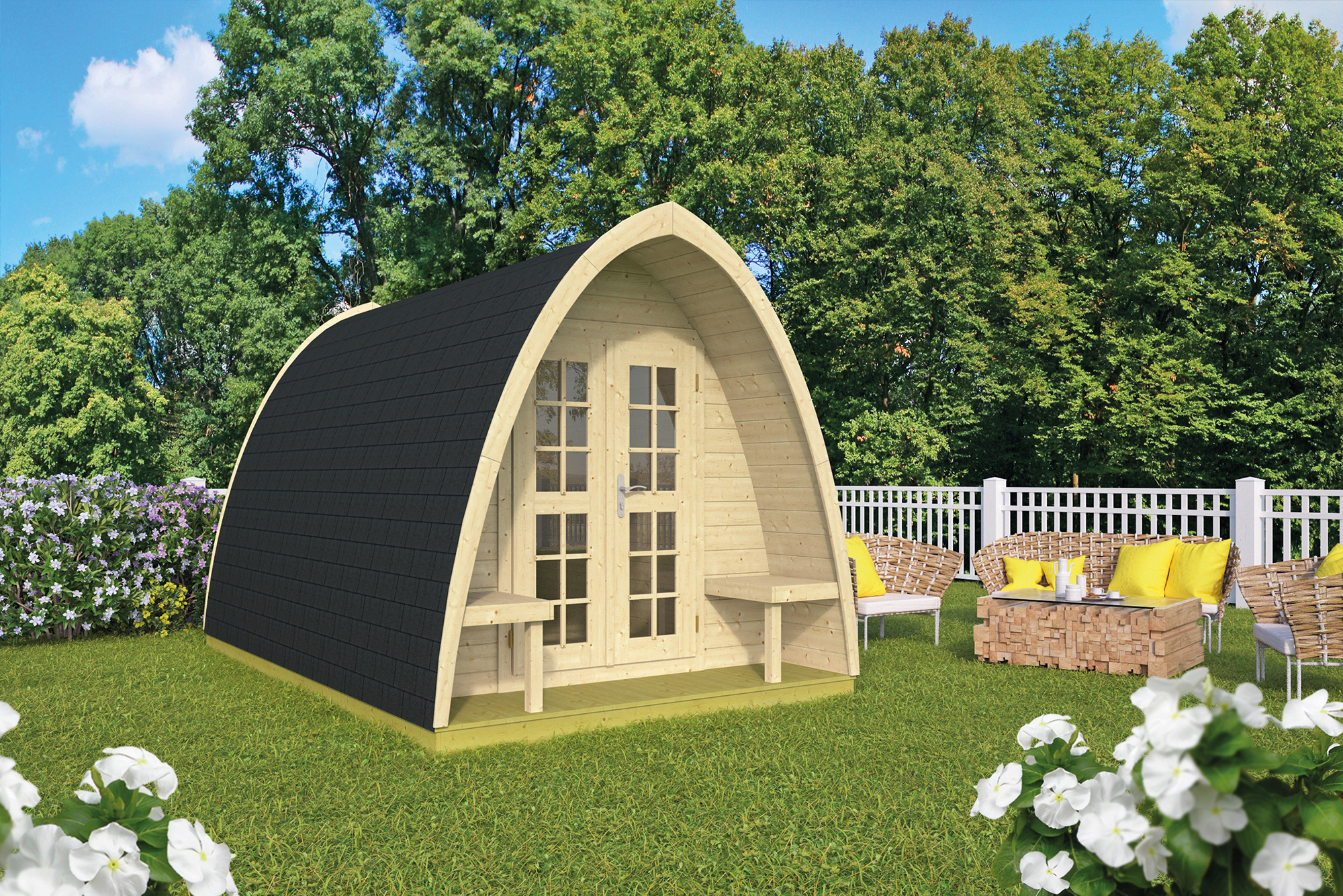 Gartenhaus / Campinghaus Pod 400