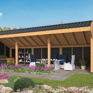 Gartenpavillon Boekelo aus Douglasie