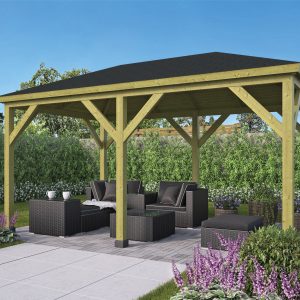 Gartenpavillon Grande mit Walmdach
