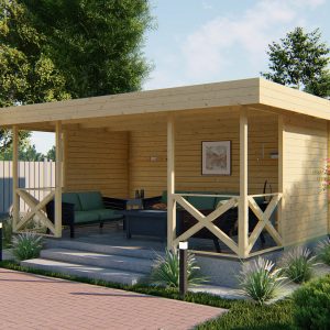 Gartenpavillon mit Terrasse Konstantin