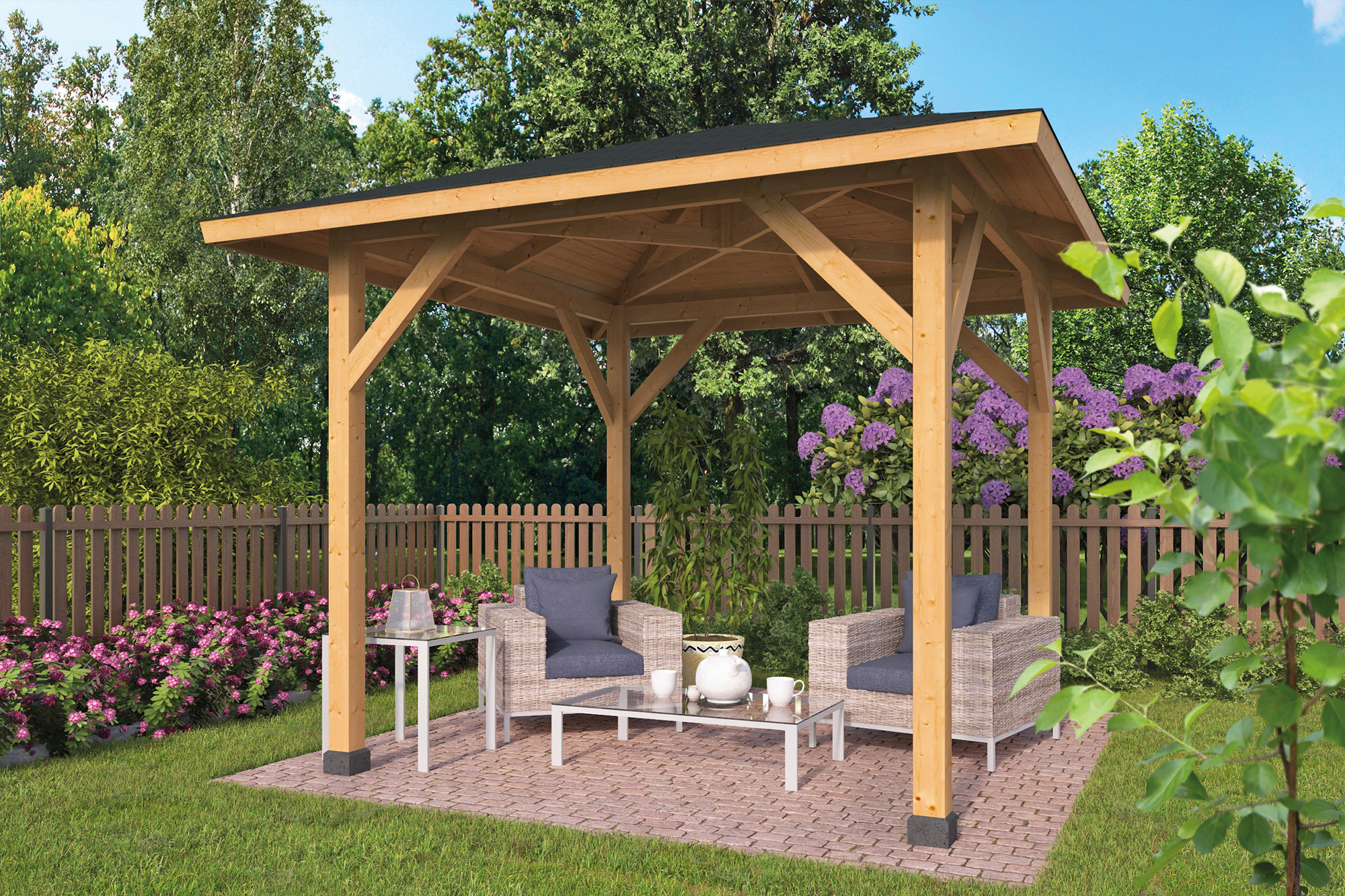 Gartenpavillon Kos aus Douglasie