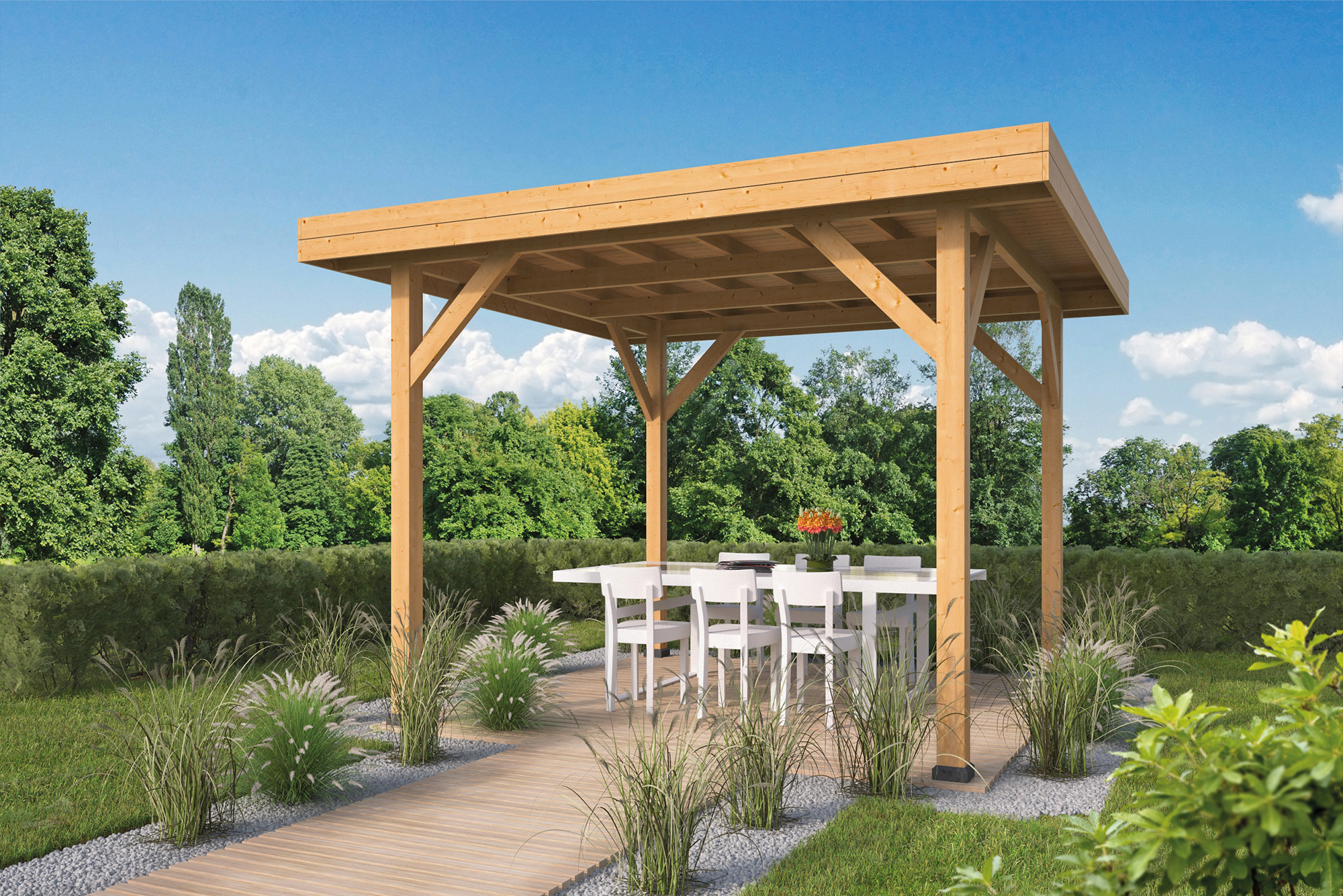 Gartenpavillon Kreta aus Douglasie
