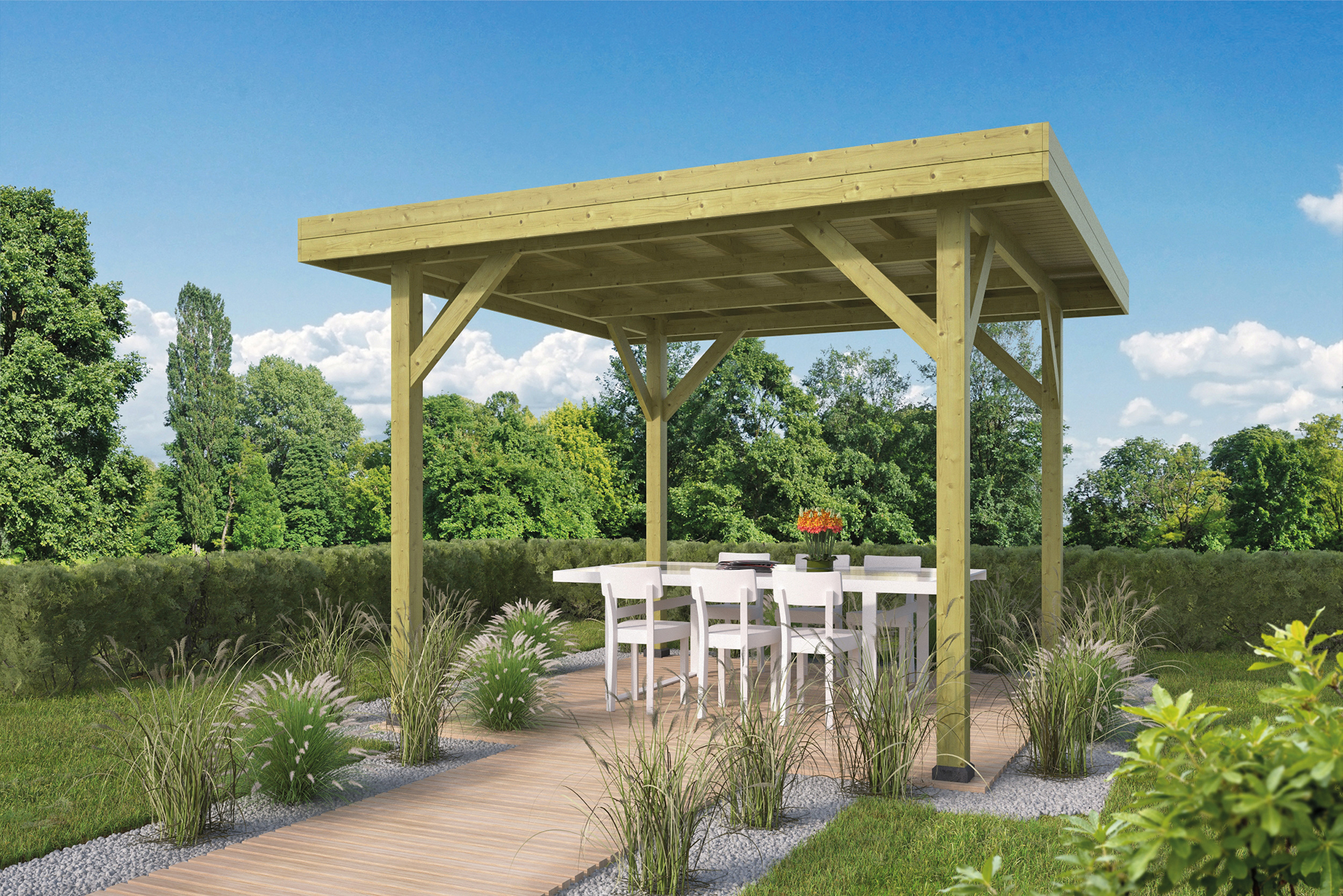 Gartenpavillon Modern Mittelgross