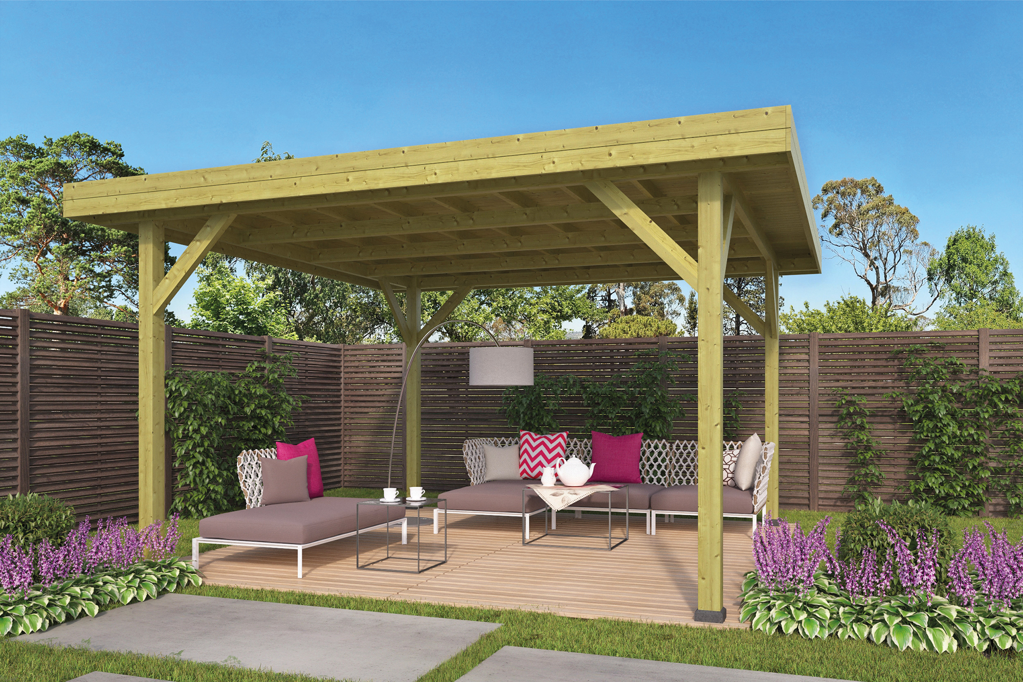 Gartenpavillon Modern Gross