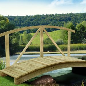 Gartenteichbrücke
