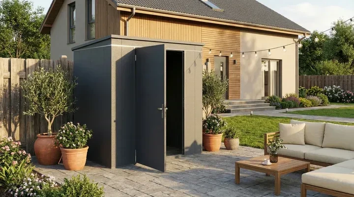 Metall-Gerätehaus Gary 2 - 187x137