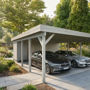 Geräteraum zu Doppelcarport Karl 4 / 40,6 m²