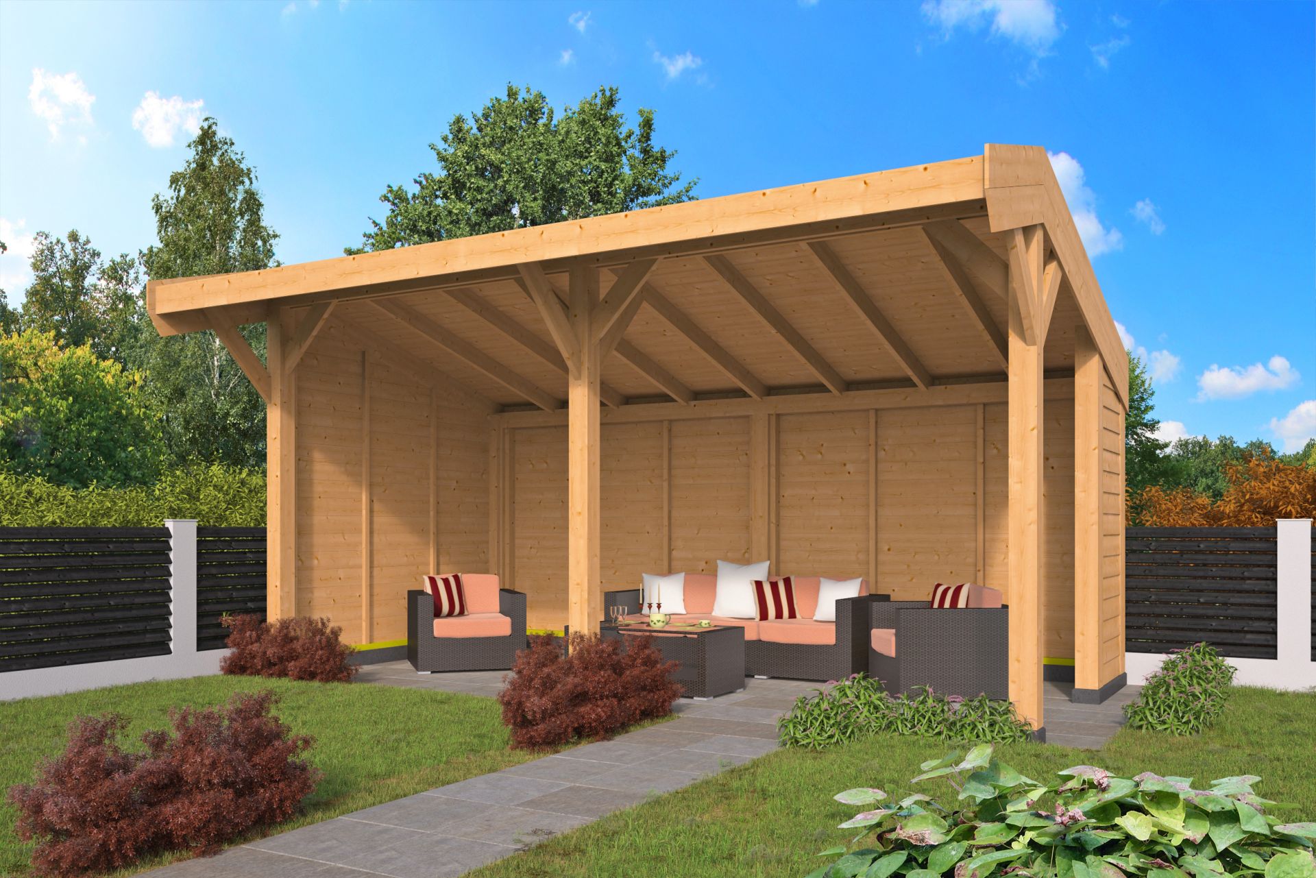 Gartenpavillon Goor aus Douglasie