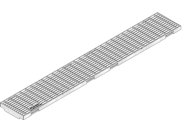 hauraton Faserfix KS 100 Gitterrost verzinkt MW 30/10