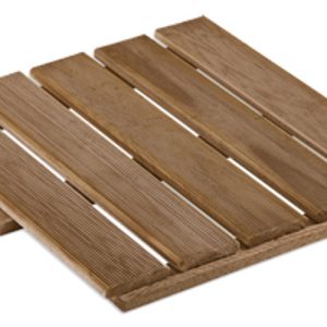 Holzfliese 50×50 cm kdi braun