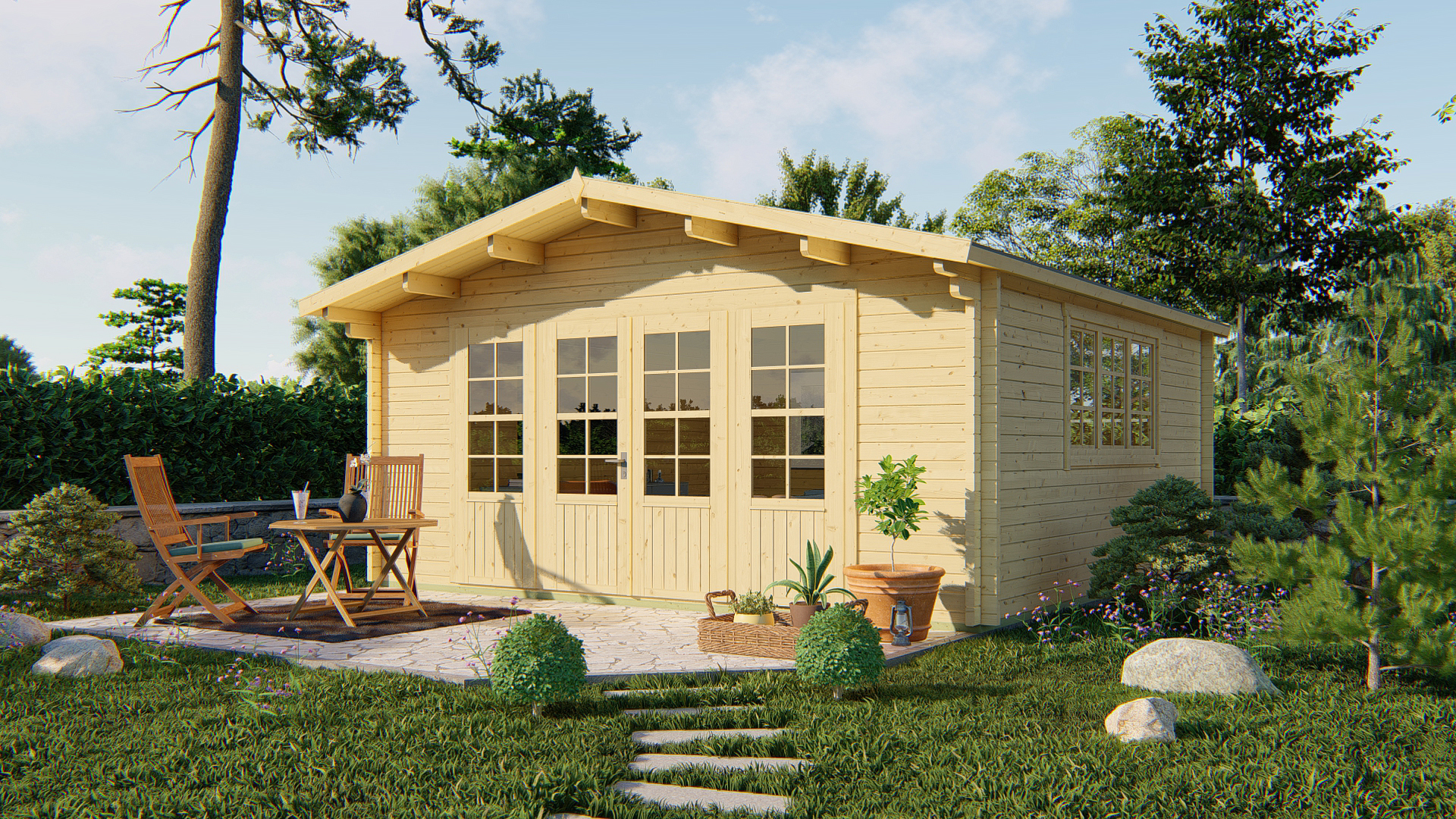 Gartenhaus Southampton ISO