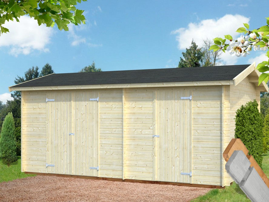 2-Raum-Gerätehaus Jari 2 / 14,5 m²