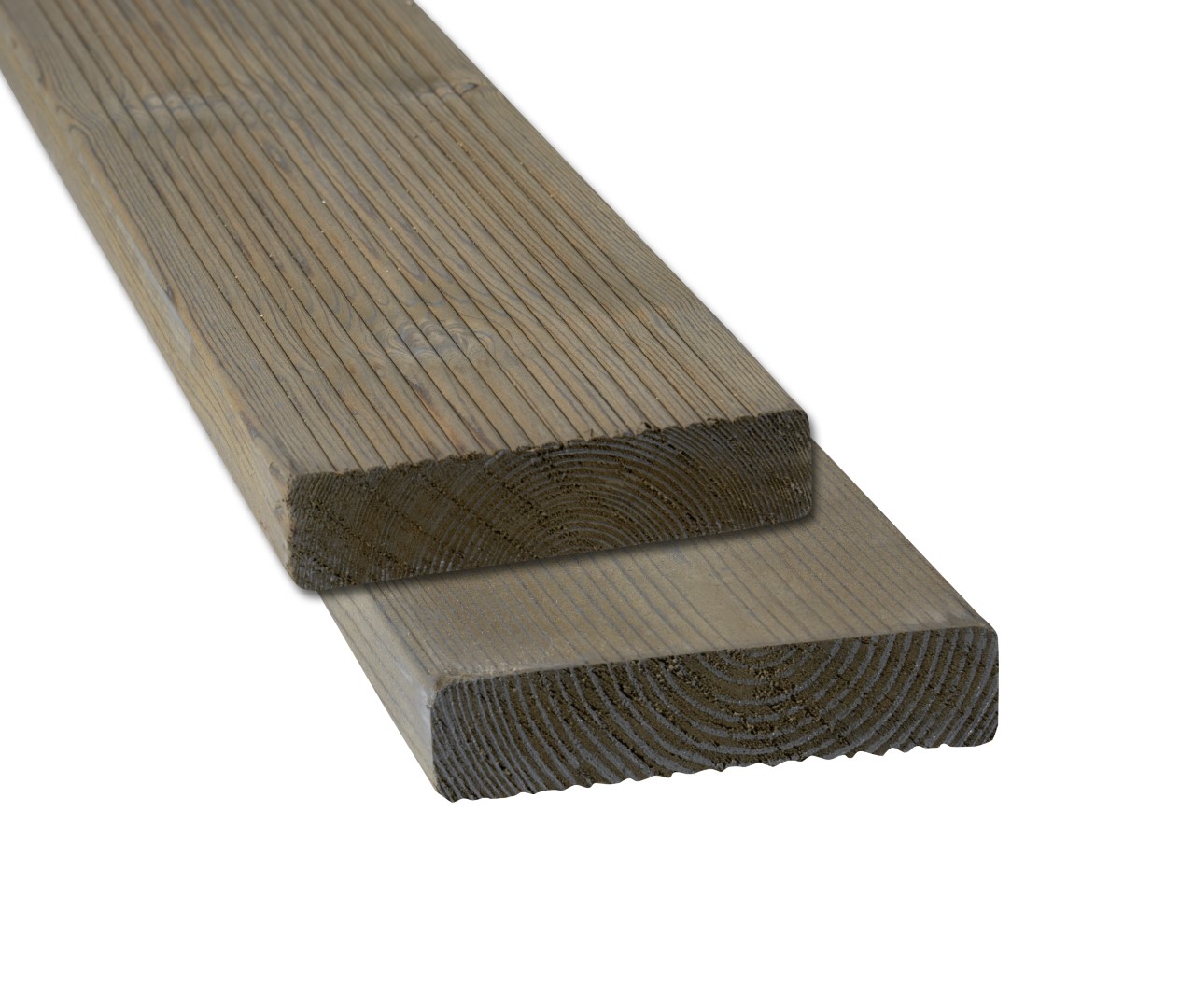 Leinöl-Terrassendielen BITUS LINAX Kiefer Grau 22x120 mm