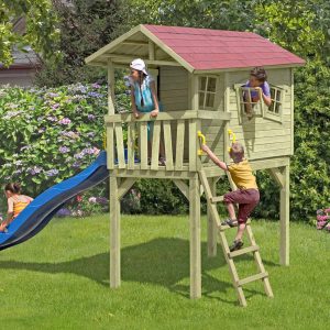 Kinderspielhaus CRAZY Benny als Stelzenhaus