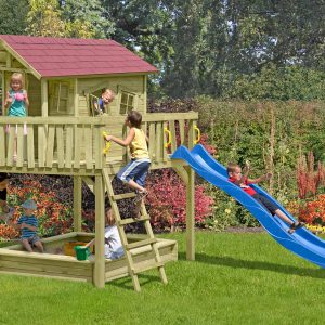 Kinderspielhaus CRAZY Maxi als Stelzenhaus