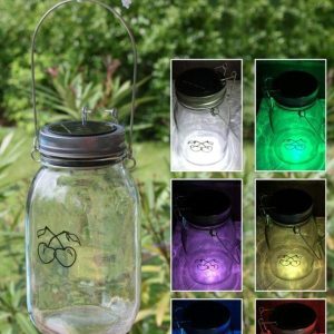 Kirschellicht – Solarleuchte im Glas