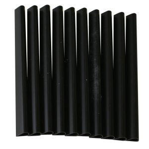 2er Set Klemmschienen schwarz für Sichtschutzstreifen von Doppelstabmatten 2er Set Klemmschienen schwarz für Sichtschutzstreifen von Doppelstabmatten