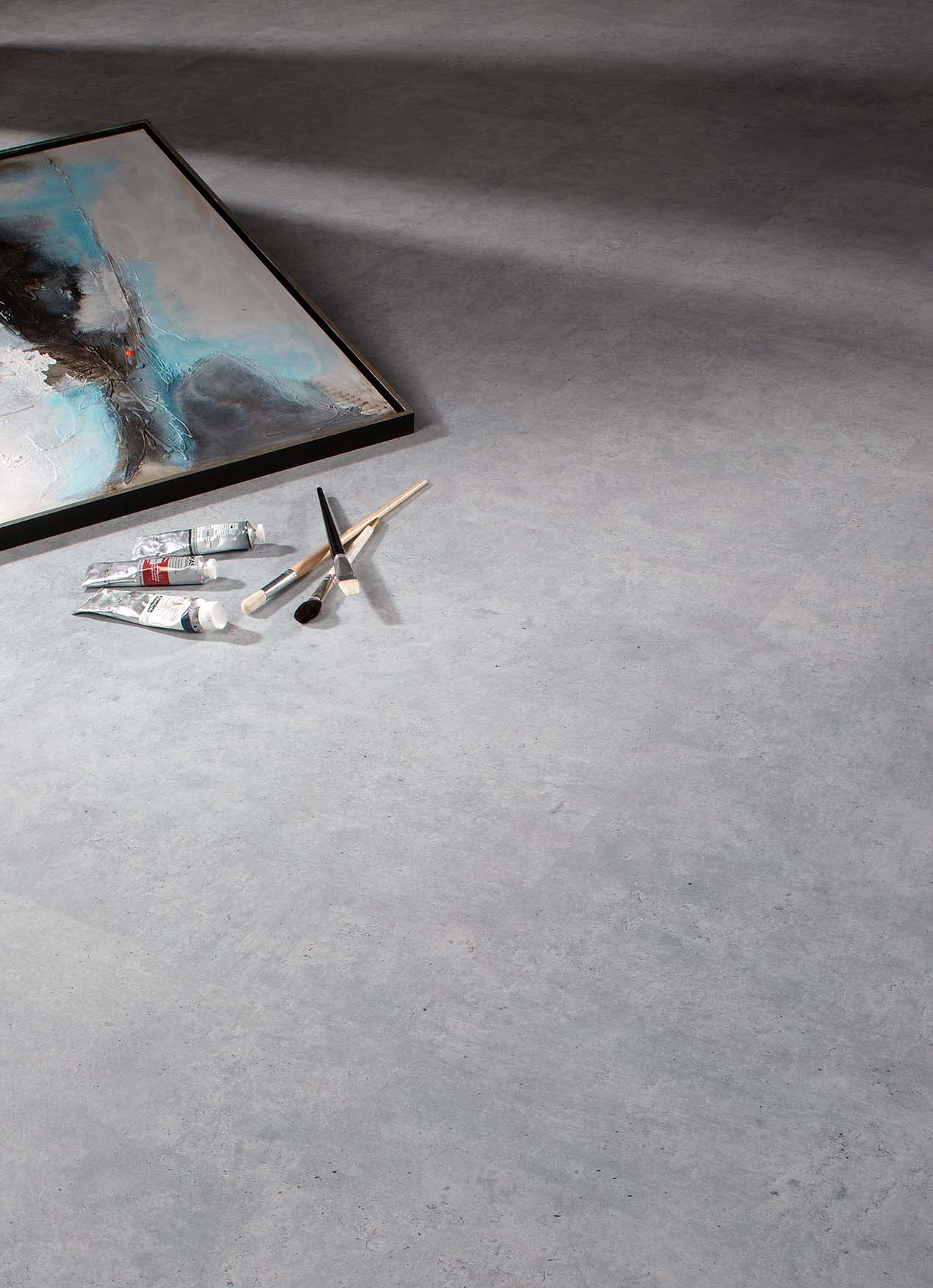 13 m² Corelan-Boden mit Hot Coating mit HDF-Träger Beton