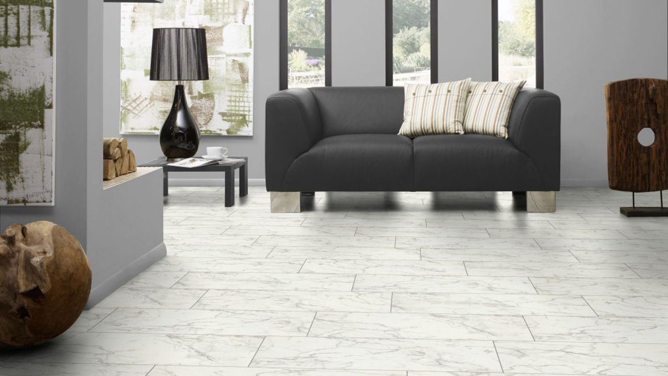 Klick Laminat Carrara Marmor