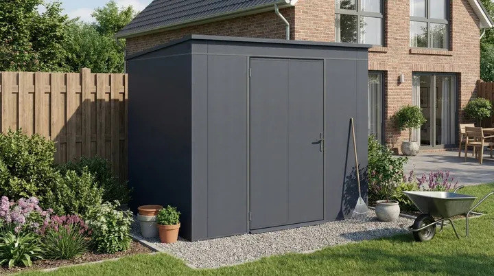 Metall-Gerätehaus Gary 5 - 237x187