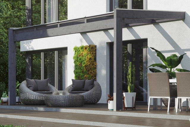 Terrassenüberdachung Novara 450 cm