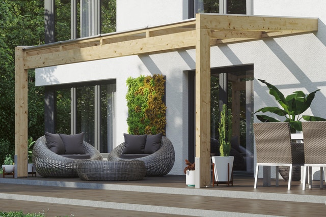 Terrassenüberdachung Novara 557 cm