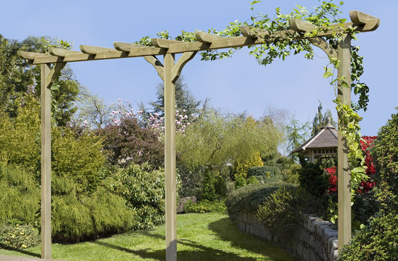 Pergola 9x9x450 cm