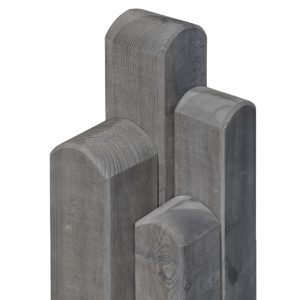 Pfosten Kiefer grau 9x9x190 cm